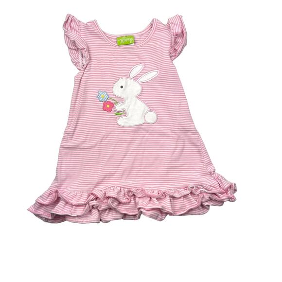 Classic Whimsy Pink Striped Bunny Milly Dress - Picture 1 of 5